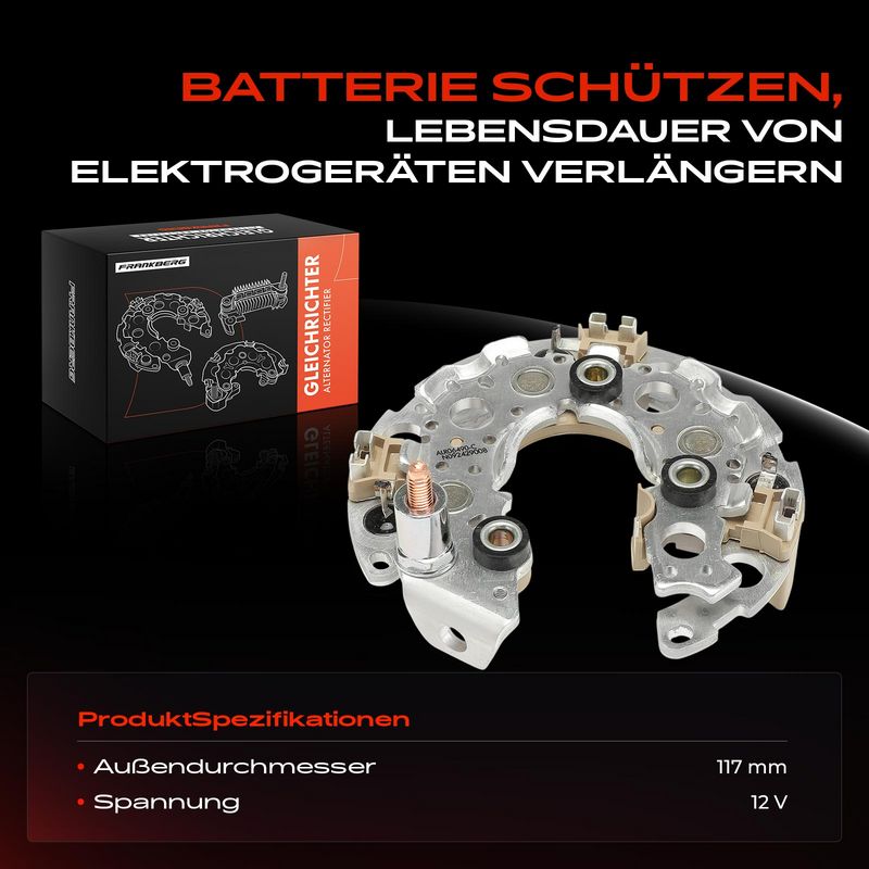 Frankberg 5481FB0061755 Rectifier, alternator