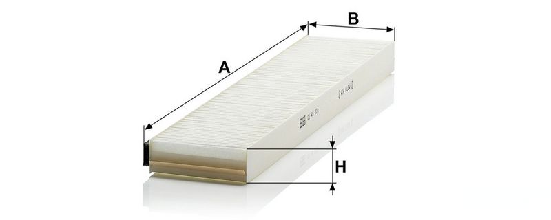 Filter, salongiõhk, MANN-FILTER CU 46 001