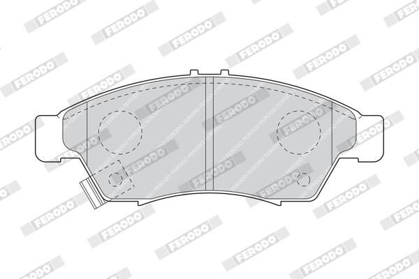 FERODO FDB1533 Brake Pad Set, disc brake