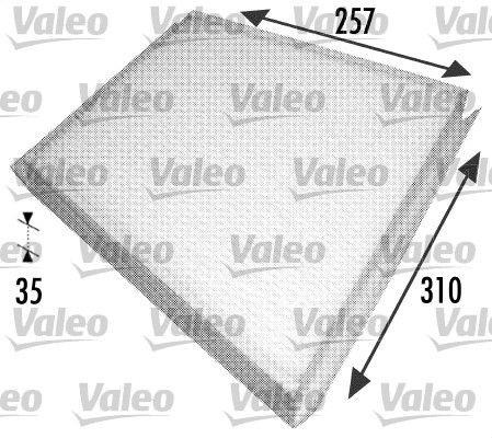 Фільтр, повітря у салоні, Valeo 698702