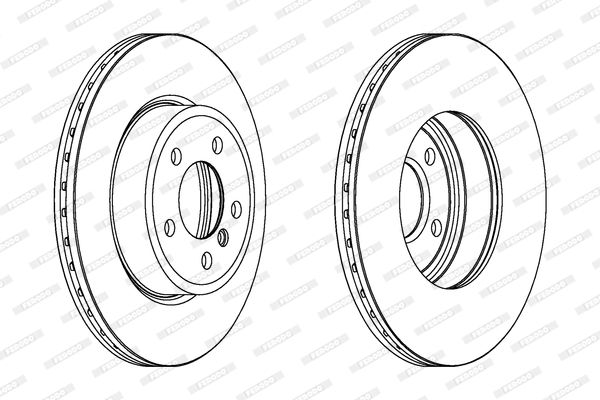 FERODO DDF1271C Brake Disc