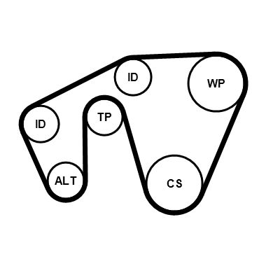 CONTITECH ΣΕΤ ΙΜΑΝΤΑ POLY-V