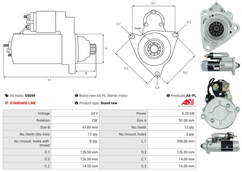AS-PL S5049 Starter