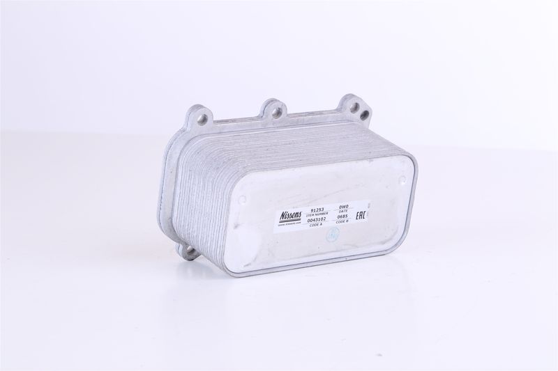 Õliradiaator, mootoriõli, NISSENS 91253