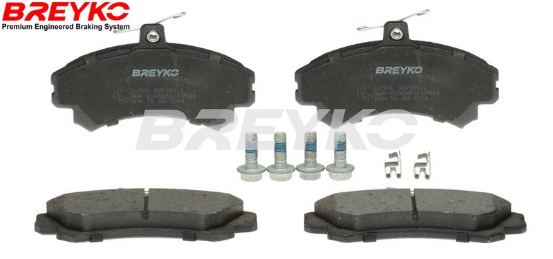 DAVID VASCO Q1584 Brake Pad Set, disc brake