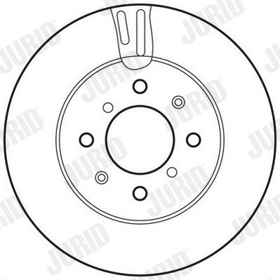 Гальмівний диск, Jurid 562754JC
