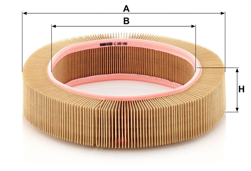Õhufilter, MANN-FILTER C 35 118