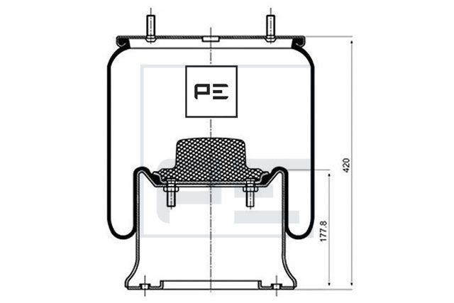 Mech, pneumatické odpružení 084.101-72A