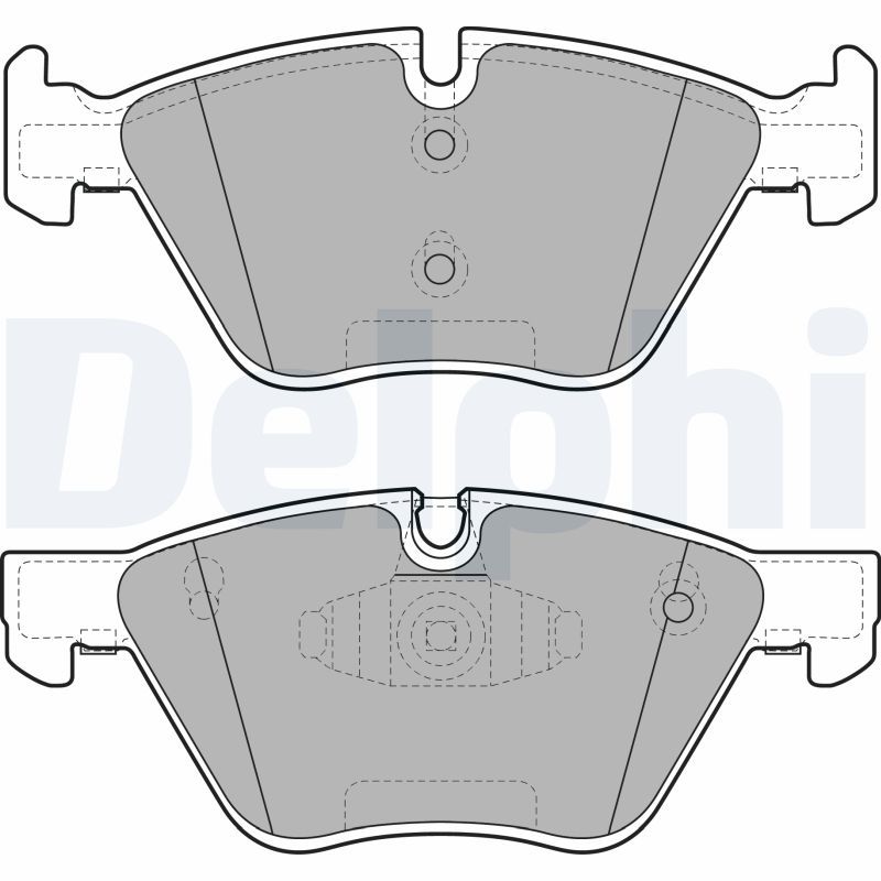 Delphi LP1960 Brake Pad Set, disc brake