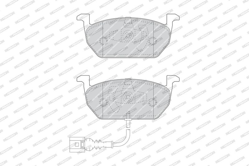 FERODO Plaquettes de frein à disque FDB4454