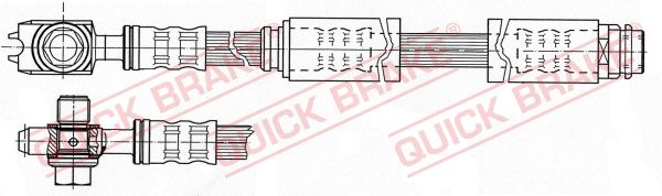 Гальмівний шланг, Quick Brake 58.962X