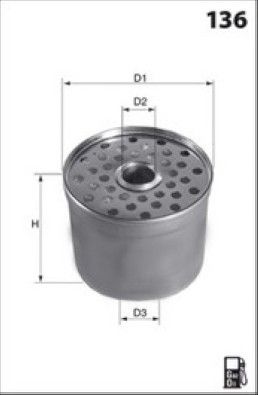 MISFAT Filtre à carburant M360