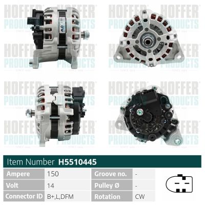 HOFFER generátor H5510445