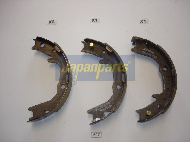 комплект спирачна челюст JAPANPARTS