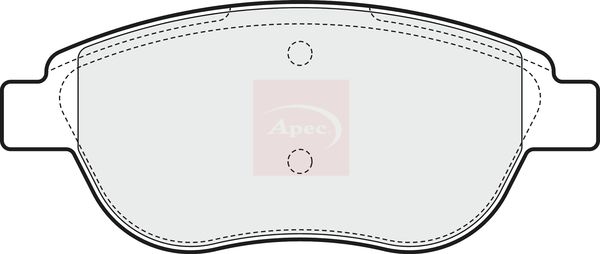 APEC Brake Pad Set, disc brake PAD1548