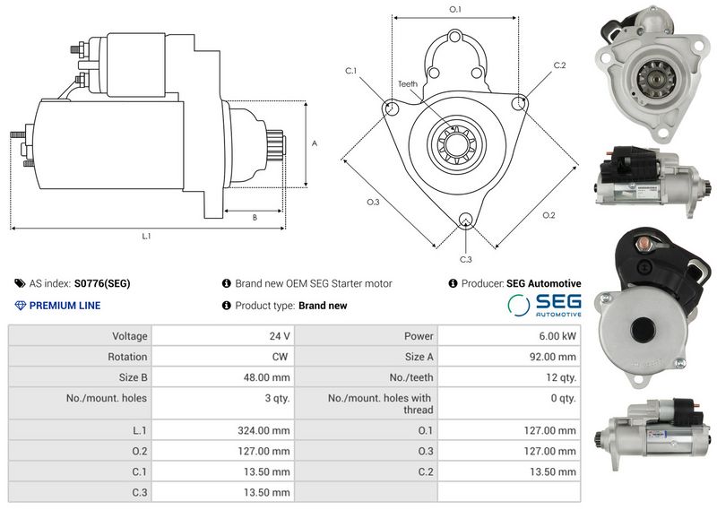 AS-PL S0776(SEG) Starter