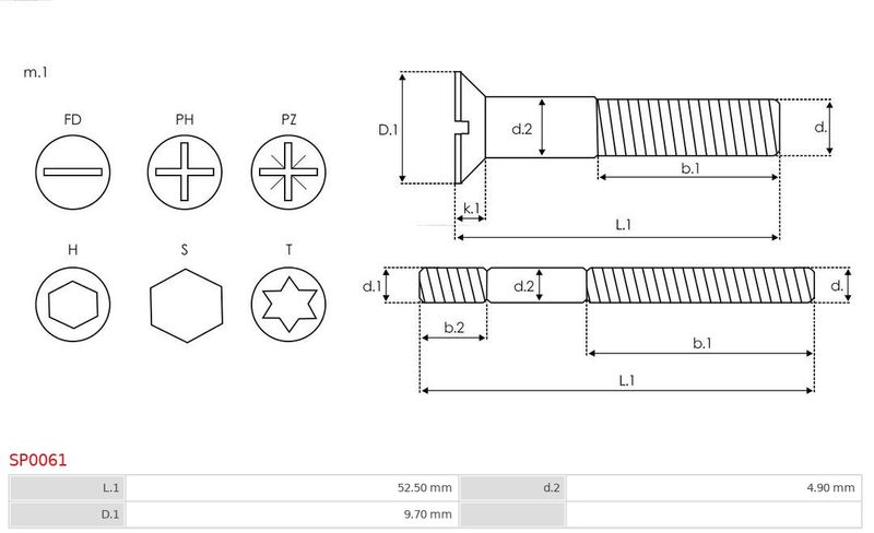 Ремонтний комплект, генератор, Auto Starter SP0061