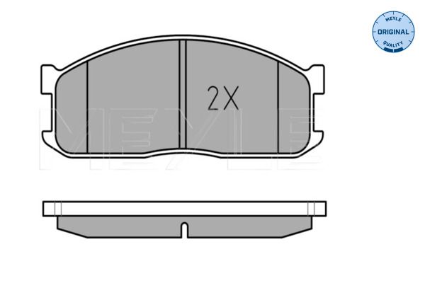 MEYLE 025 200 0215/W Brake Pad Set, disc brake