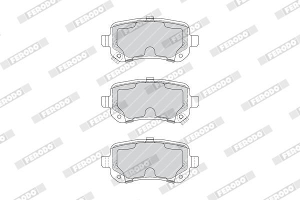 FERODO FDB4196 Brake Pad Set, disc brake