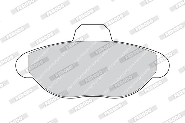 FERODO FDB749 Brake Pad Set, disc brake