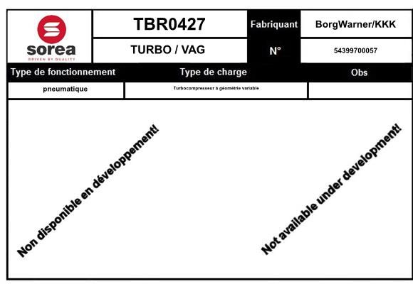 Compresor,sistem de supraalimentare TBR0426 EAI