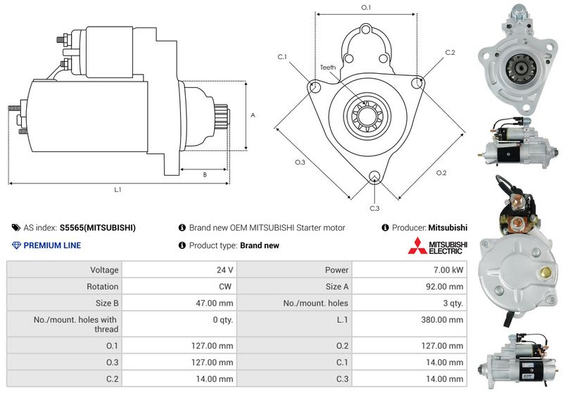 Prekės atitinka OEM kodą: M009T82671