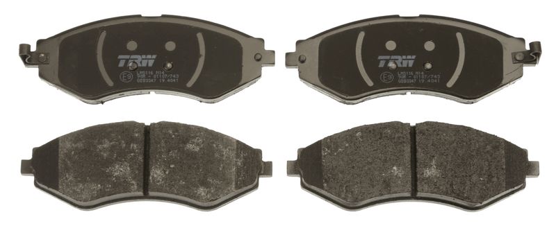 TRW GDB3347 Brake Pad Set, disc brake