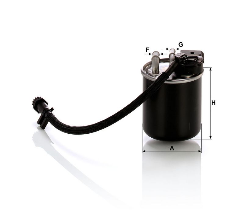 Kütusefilter, MANN-FILTER WK 820, 19