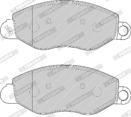FERODO FVR1461 Brake Pad Set, disc brake