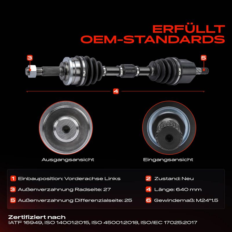 Frankberg 5481FB0010678 Drive Shaft