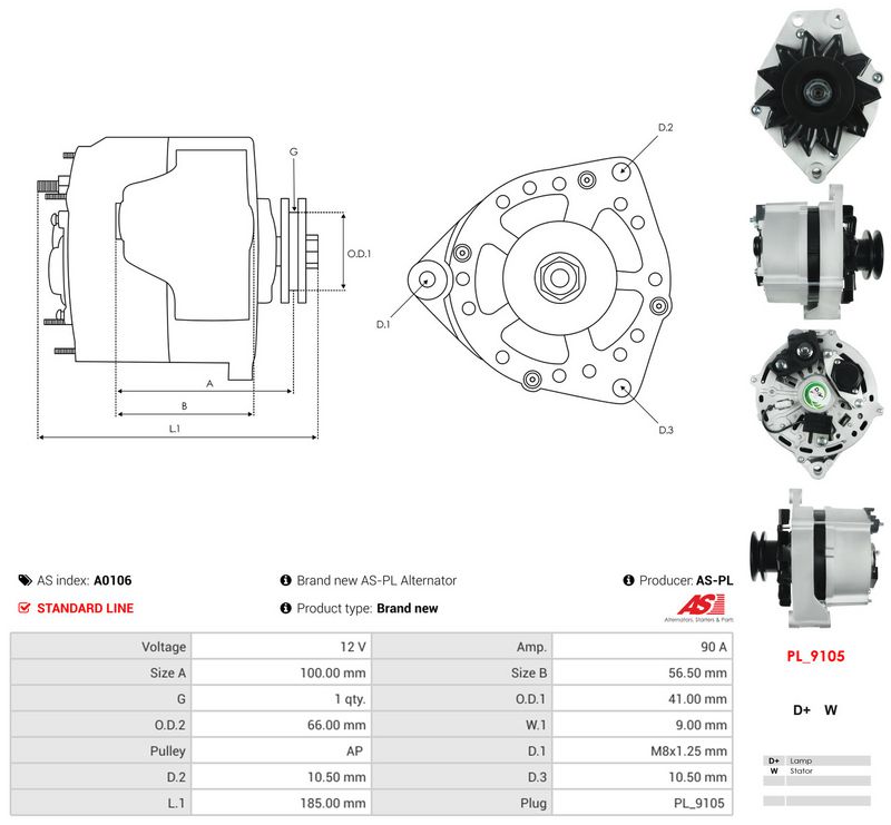 Generaator, AS-PL A0106