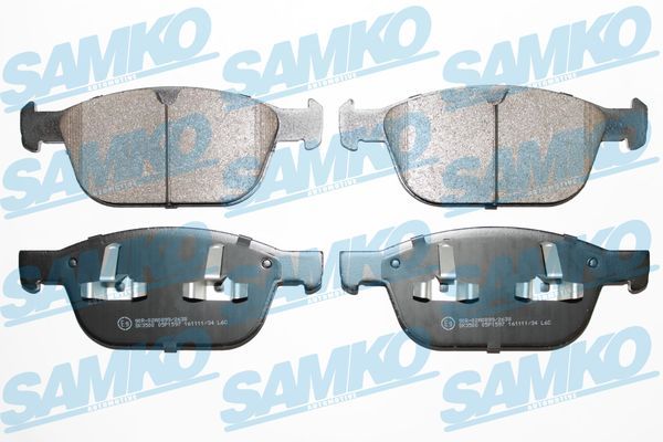 SAMKO 5SP1597 Комплект гальмівних накладок, дискове гальмо