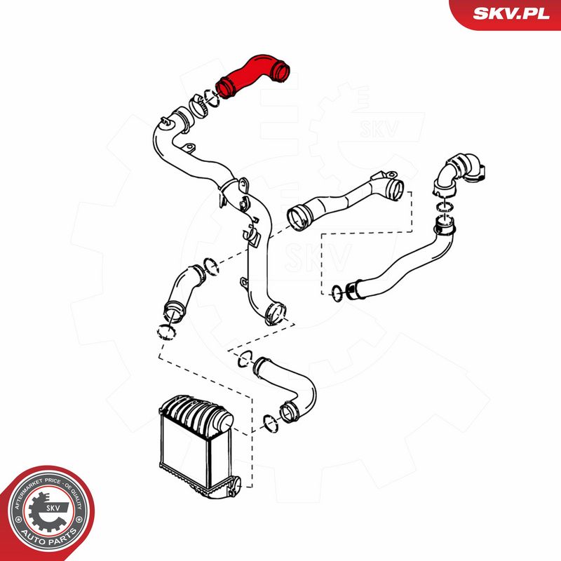 ESEN SKV 24SKV023 Charge Air Hose
