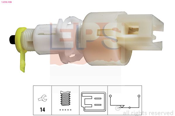 EPS FIAT выключатель STOP-сигналивы Alfa Romeo 145/156, Citroen Jumper, Fiat, Peugeot