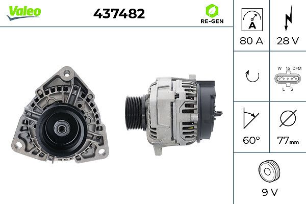 VALEO generátor 437482