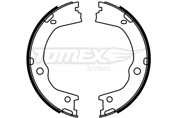 TOMEX Brakes fékpofakészlet TX 23-06