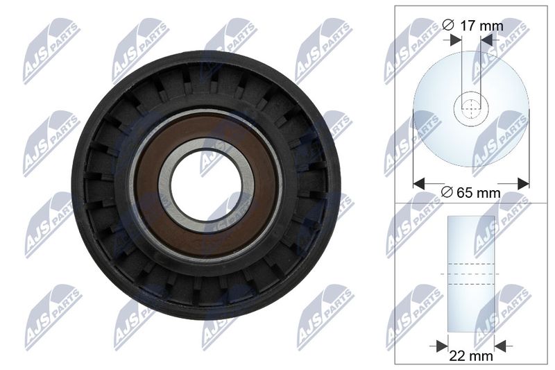 Натяжний ролик, поліклиновий ремінь, Nty RNKME086