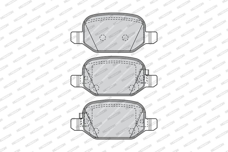 FERODO Plaquettes de frein à disque FDB4459