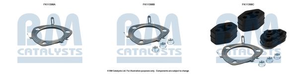 BM CATALYSTS Szerelőkészlet, korom/részecskeszűrő FK11398