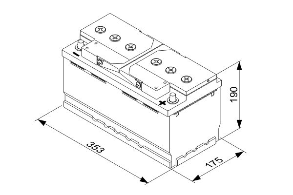 BOSCH 0 092 T30 130 Starter Battery