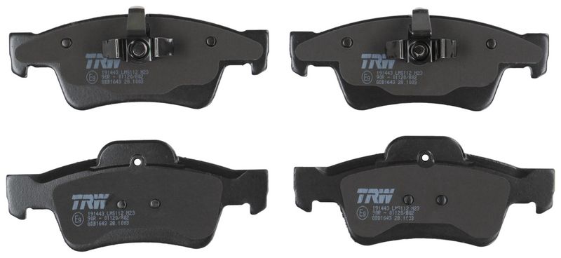 TRW GDB1643 Brake Pad Set, disc brake
