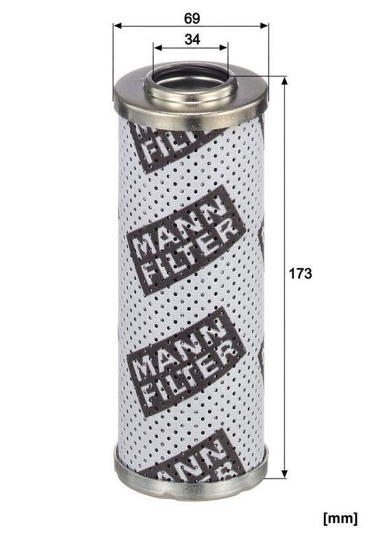 Filter, tööhüdraulika, MANN-FILTER HD 725
