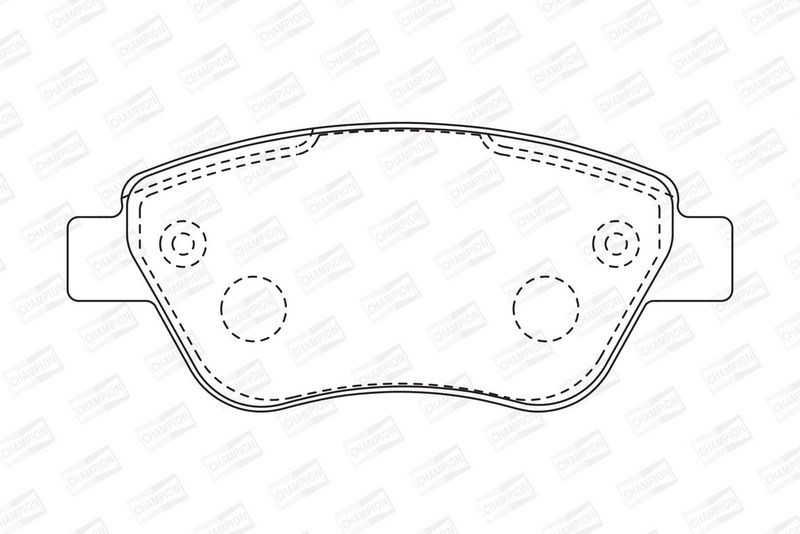 CHAMPION Plaquettes de frein à disque 573170CH
