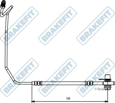 APEC Brake Hose BHO4315