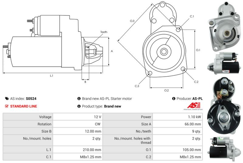 AS-PL S0524 Starter