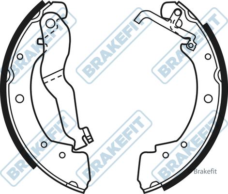 APEC Brake Shoe Set BSH1096