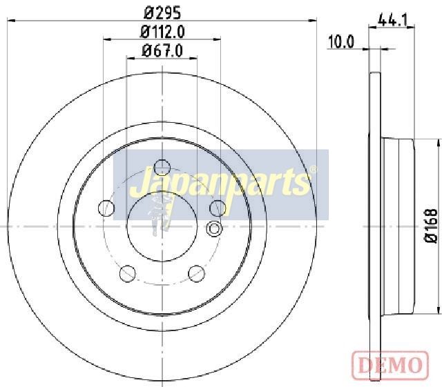спирачен диск JAPANPARTS