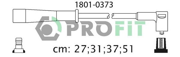 Комплект проводів високої напруги, Profit 1801-0373