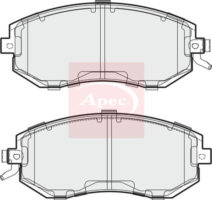 APEC Brake Pad Set, disc brake PAD1868