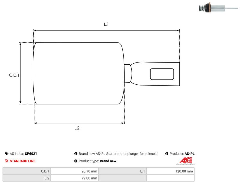AS-PL SP6021 Repair Kit, starter